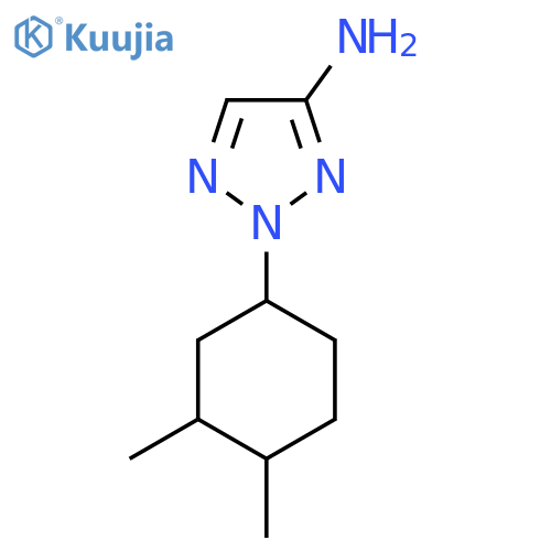 2-(3,4-dimethylcyclohexyl)-2H-1,2,3-triazol-4-amine structure