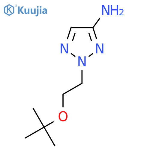 2-2-(tert-butoxy)ethyl-2H-1,2,3-triazol-4-amine structure