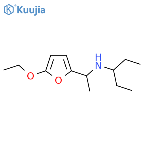 [1-(5-Ethoxyfuran-2-yl)ethyl](pentan-3-yl)amine structure