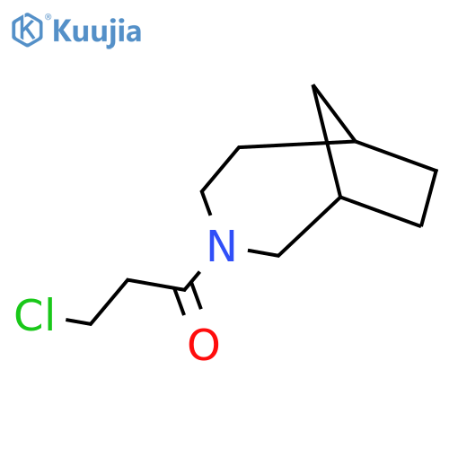1-{3-Azabicyclo[4.2.1]nonan-3-yl}-3-chloropropan-1-one structure