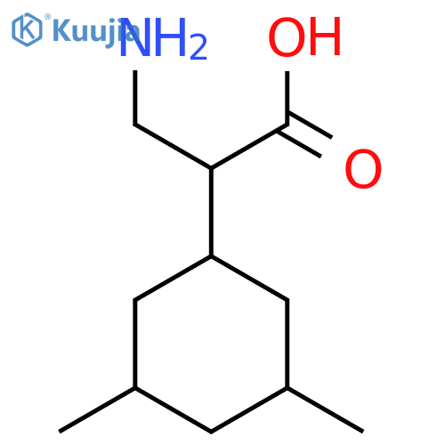 3-Amino-2-(3,5-dimethylcyclohexyl)propanoic acid structure