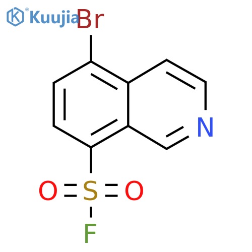 5-Bromoisoquinoline-8-sulfonyl fluoride structure