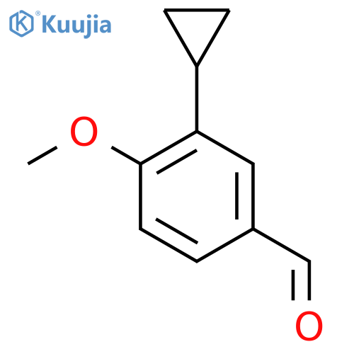 3-Cyclopropyl-4-methoxybenzaldehyde structure