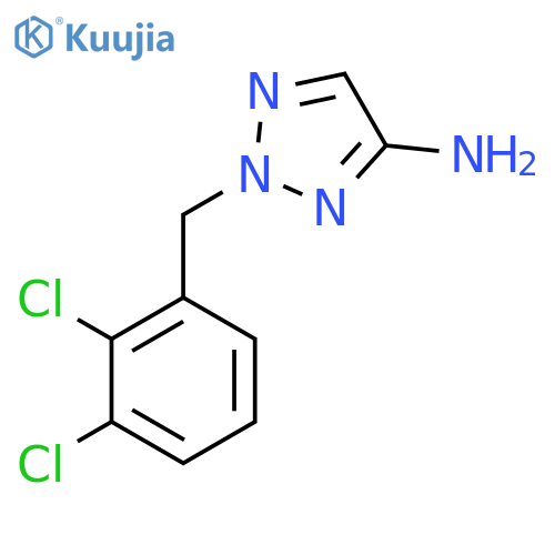 2-(2,3-dichlorophenyl)methyl-2H-1,2,3-triazol-4-amine structure