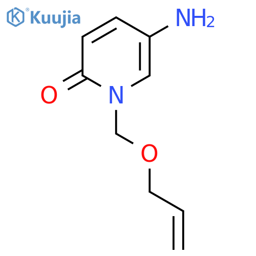 5-amino-1-(prop-2-en-1-yloxy)methyl-1,2-dihydropyridin-2-one structure