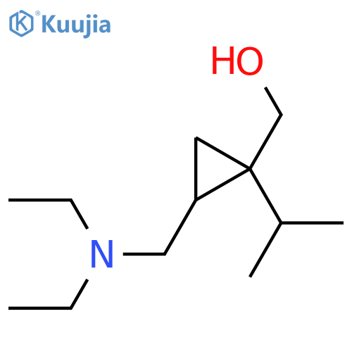 {2-[(Diethylamino)methyl]-1-(propan-2-yl)cyclopropyl}methanol structure