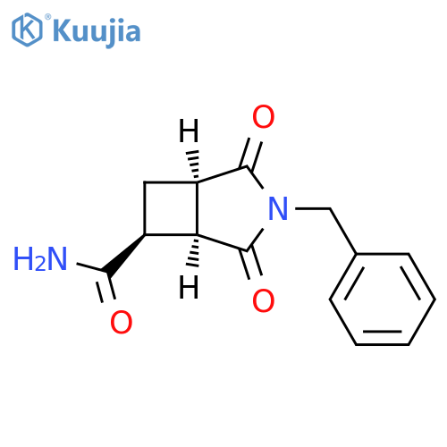3-Azabicyclo[3.2.0]heptane-6-carboxamide, 2,4-dioxo-3-(phenylmethyl)-, (1R,5S,6S)-rel- structure