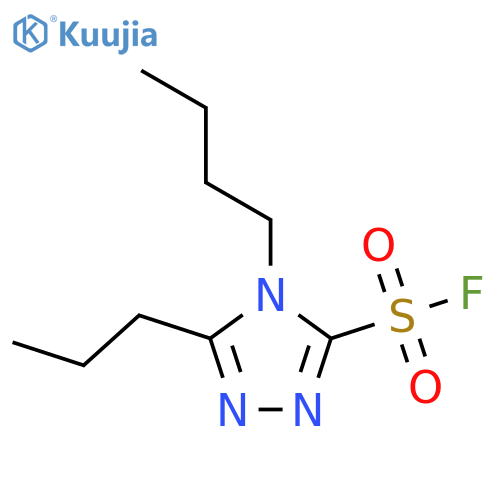4H-1,2,4-Triazole-3-sulfonyl fluoride, 4-butyl-5-propyl- structure