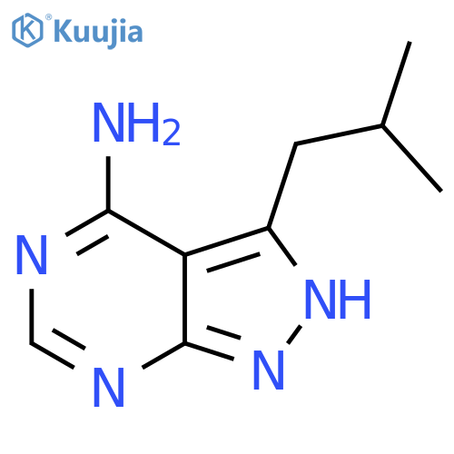 3-(2-methylpropyl)-1H-pyrazolo[3,4-d]pyrimidin-4-amine structure