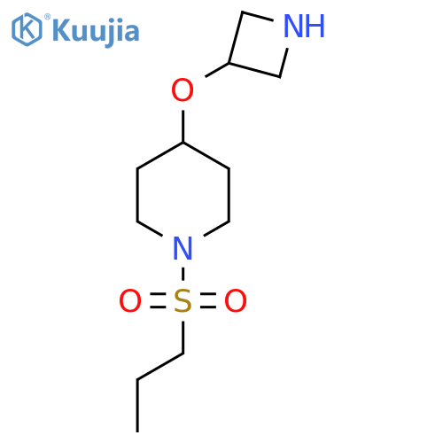 4-(Azetidin-3-yloxy)-1-(propane-1-sulfonyl)piperidine structure