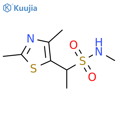 5-Thiazolemethanesulfonamide, N,α,2,4-tetramethyl- structure