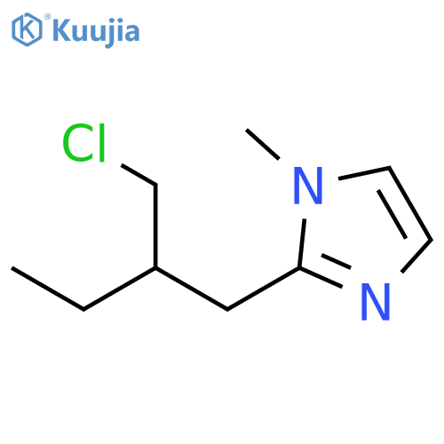 1H-Imidazole, 2-[2-(chloromethyl)butyl]-1-methyl- structure