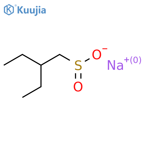 Sodium 2-ethylbutane-1-sulfinate structure