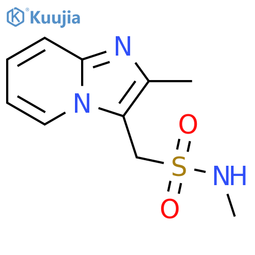 Imidazo[1,2-a]pyridine-3-methanesulfonamide, N,2-dimethyl- structure