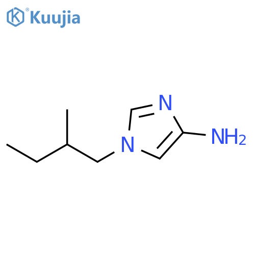 1H-Imidazol-4-amine, 1-(2-methylbutyl)- structure