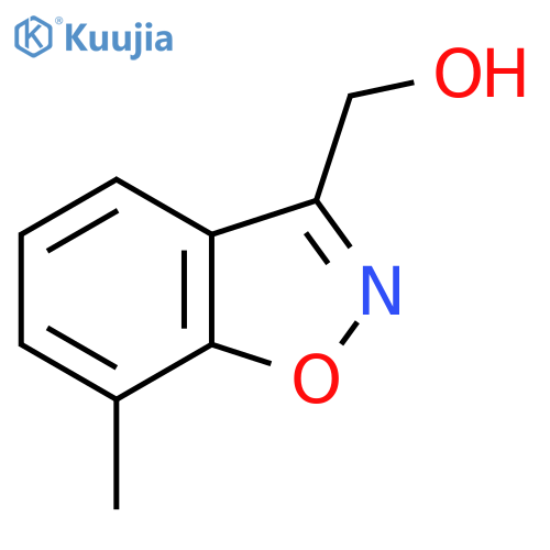 1,2-Benzisoxazole-3-methanol, 7-methyl- structure