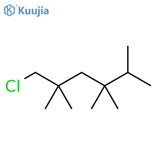 Hexane, 1-chloro-2,2,4,4,5-pentamethyl- structure