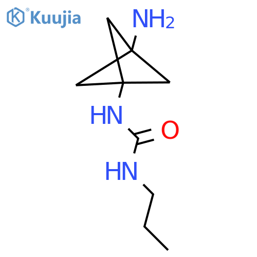 1-{3-aminobicyclo1.1.1pentan-1-yl}-3-propylurea structure