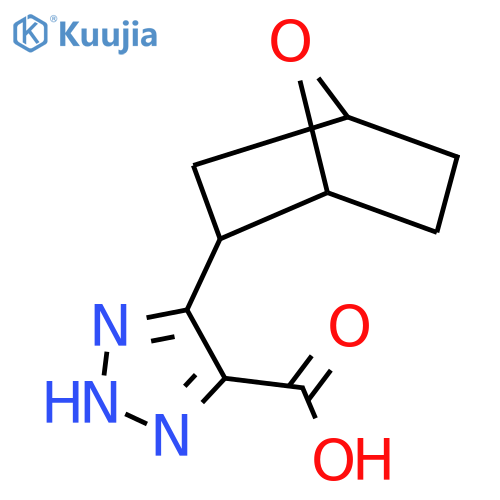 5-{7-oxabicyclo[2.2.1]heptan-2-yl}-1H-1,2,3-triazole-4-carboxylic acid structure