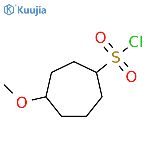Cycloheptanesulfonyl chloride, 4-methoxy- structure