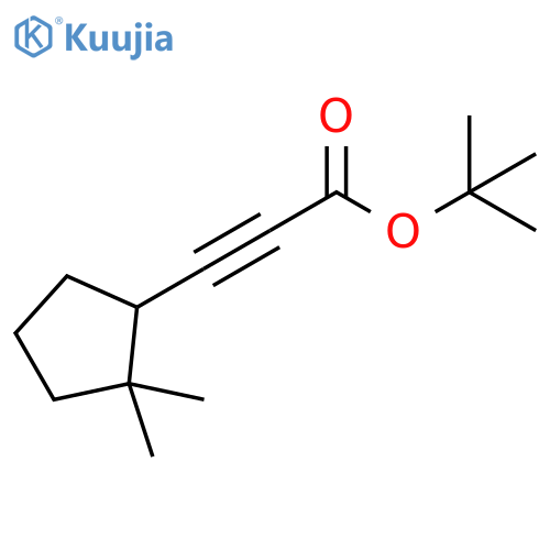 2-Propynoic acid, 3-(2,2-dimethylcyclopentyl)-, 1,1-dimethylethyl ester structure