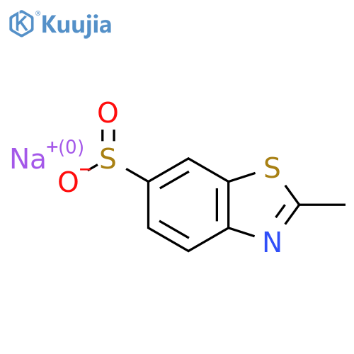 Sodium 2-methyl-1,3-benzothiazole-6-sulfinate structure