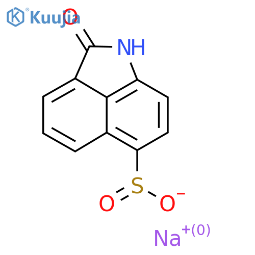 Sodium 3-oxo-2-azatricyclo[6.3.1.0,4,12]dodeca-1(12),4,6,8,10-pentaene-9-sulfinate structure