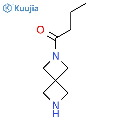 1-(2,6-Diazaspiro[3.3]heptan-2-yl)butan-1-one structure