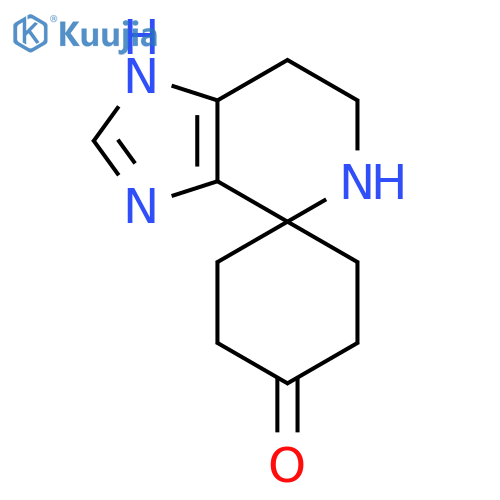 3',5',6',7'-tetrahydrospirocyclohexane-1,4'-imidazo4,5-cpyridine-4-one structure