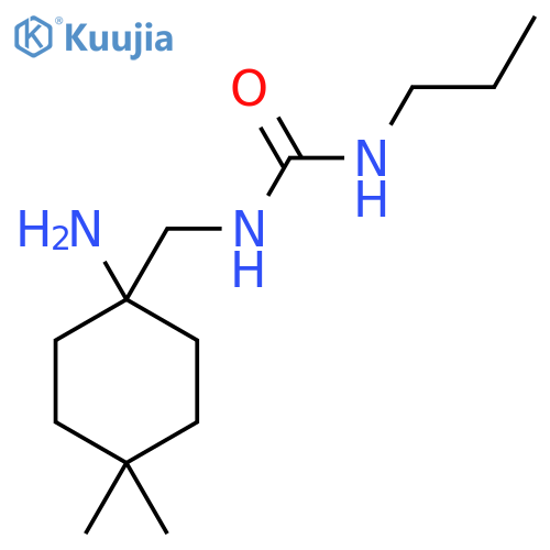 1-(1-amino-4,4-dimethylcyclohexyl)methyl-3-propylurea structure