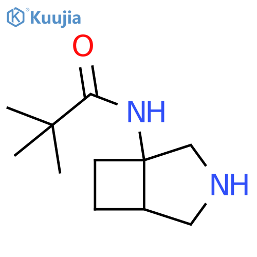 Propanamide, N-3-azabicyclo[3.2.0]hept-1-yl-2,2-dimethyl- structure