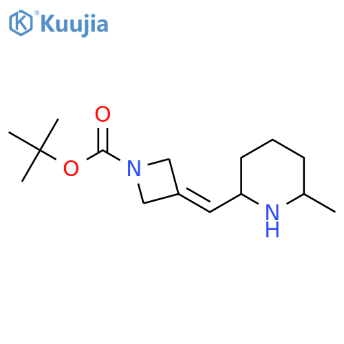 Tert-butyl 3-[(6-methylpiperidin-2-yl)methylidene]azetidine-1-carboxylate structure