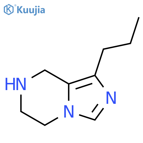 Imidazo[1,5-a]pyrazine, 5,6,7,8-tetrahydro-1-propyl- structure