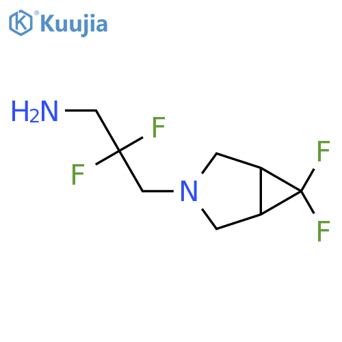 3-(6,6-Difluoro-3-azabicyclo[3.1.0]hexan-3-yl)-2,2-difluoropropan-1-amine structure