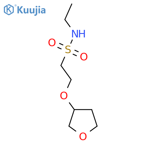 N-ethyl-2-(oxolan-3-yloxy)ethane-1-sulfonamide structure