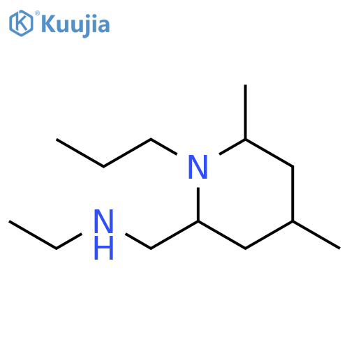 2-Piperidinemethanamine, N-ethyl-4,6-dimethyl-N-propyl- structure