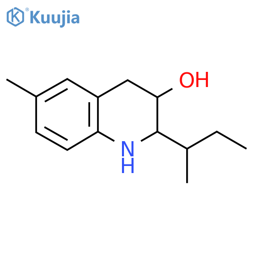 2-(Butan-2-yl)-6-methyl-1,2,3,4-tetrahydroquinolin-3-ol structure