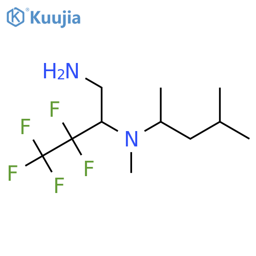 1,2-Butanediamine, N2-(1,3-dimethylbutyl)-3,3,4,4,4-pentafluoro-N2-methyl- structure