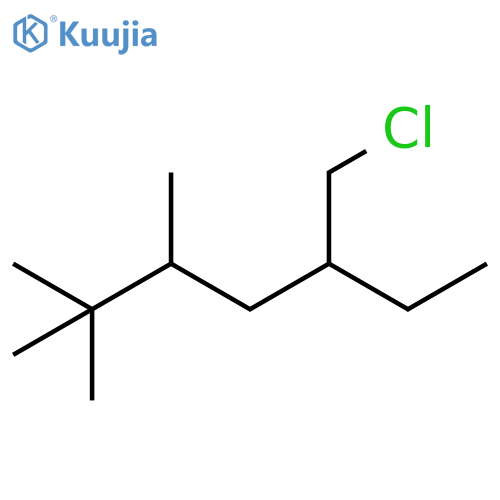 Heptane, 5-(chloromethyl)-2,2,3-trimethyl- structure