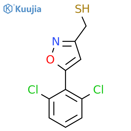 5-(2,6-dichlorophenyl)-1,2-oxazol-3-ylmethanethiol structure