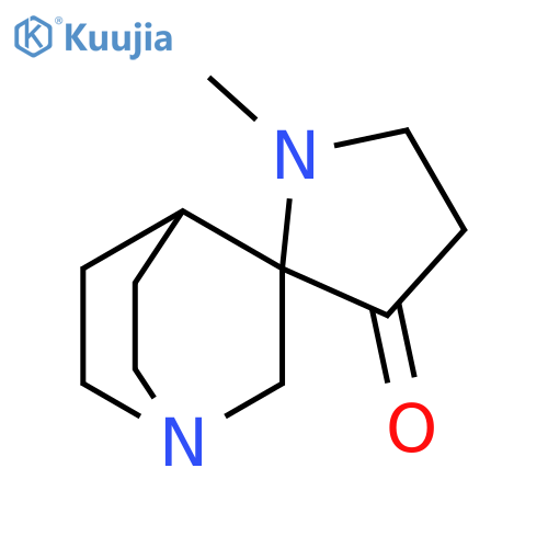Spiro[1-azabicyclo[2.2.2]octane-3,2'-pyrrolidin]-3'-one, 1'-methyl- structure