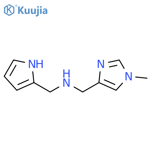 1H-Imidazole-4-methanamine, 1-methyl-N-(1H-pyrrol-2-ylmethyl)- structure
