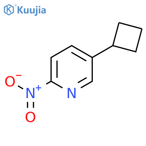 5-Cyclobutyl-2-nitropyridine structure