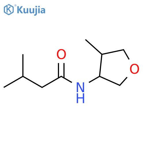 Butanamide, 3-methyl-N-(tetrahydro-4-methyl-3-furanyl)- structure