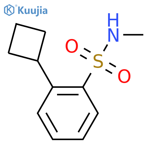 2-cyclobutyl-N-methylbenzene-1-sulfonamide structure