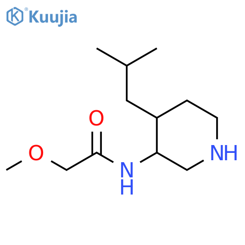 Acetamide, 2-methoxy-N-[4-(2-methylpropyl)-3-piperidinyl]- structure