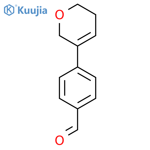 4-(5,6-dihydro-2H-pyran-3-yl)benzaldehyde structure