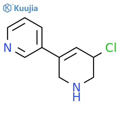 3-(5-Chloro-1,2,5,6-tetrahydropyridin-3-yl)pyridine structure