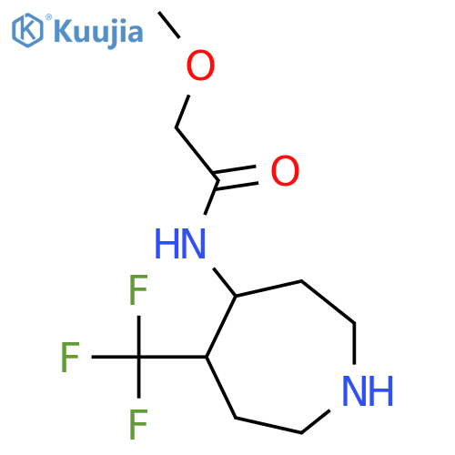 2-methoxy-N-[5-(trifluoromethyl)azepan-4-yl]acetamide structure