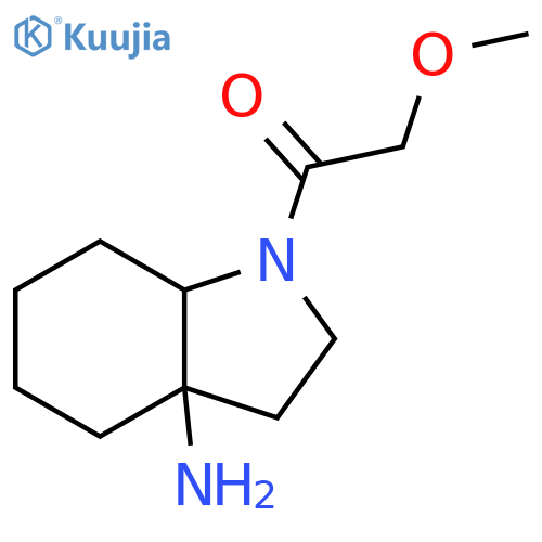 Ethanone, 1-(3a-aminooctahydro-1H-indol-1-yl)-2-methoxy- structure